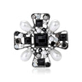 Vintage Alloy Baroque Brooch For Suits Coats And Sweaters view 2