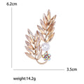 Alloy Crystal Glass Flower Brooch Pin For Fashion Garment Accessories view 5