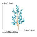 Alloy Rhinestone Tree Brooch For Women's Fashion Clothing Accessories view 4
