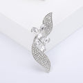 Alloy Rhinestone Leaf Brooch For Women's Elegant Clothing Accessories view 6