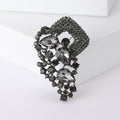 Alloy Rhinestone Glass Brooch Pin For Fashion Garment Decoration view 2