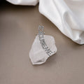 Luxury Silver Needle Asymmetrical Rhinestone Letter Symbol Ear Cuff Stud Single Fashion Earrings view 3