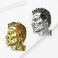 Alloy Enamel Vintage Male Head Brooch Pin For Coats view 3