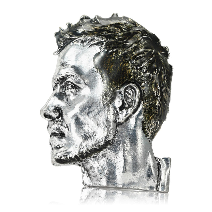 Alloy Enamel Vintage Male Head Brooch Pin For Coats