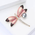 Alloy Enamel Dragonfly Brooch For Women's Suits And Sweaters view 3