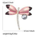 Alloy Enamel Dragonfly Brooch For Women's Suits And Sweaters view 5