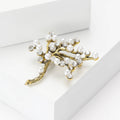 Alloy Pearl Wishing Tree Brooch For Dress And Cheongsam view 3