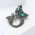 Alloy Rhinestone Cat Brooch Pin For Cardigans And Coats view 3