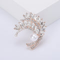 Alloy Rhinestone Wheat Brooch Pin For Women Fashion Apparel view 3