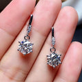 Imitation White Zircon Long Tassel Drop Earrings Gold Plated Fashion Student Ear Jewelry view 4