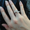 Creative Angel Wing Zircon Women Ring, European American Fashion Finger Jewelry view 3