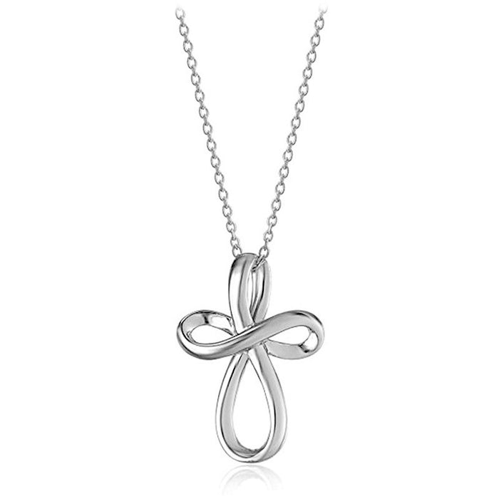 Minimalist Mobius Ring Pendant Clavicle Necklace Vintage Style Simple Womens Choker Jewelry