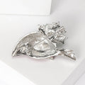 Alloy Enamel Red Bird Brooch Pin For Clothing Accessories view 3