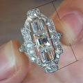 Classic Palace Style Hollow Zircon Ring For Men And Women European American Fashion Jewelry view 3