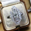 Classic Palace Style Hollow Zircon Ring For Men And Women European American Fashion Jewelry view 1
