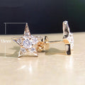 Minimalist Star Stud Earrings For Women Trendy Five Point Star Earrings Niche Fashion Jewelry view 5