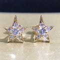 Minimalist Star Stud Earrings For Women Trendy Five Point Star Earrings Niche Fashion Jewelry view 2