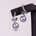 Korean Japanese Geometric Faux Pearl Stud Earrings Simple Spiral Design Fashion Jewelry view 4