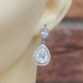 Elegant Fashion Teardrop Copper Earrings For Women European American Ear Jewelry view 2