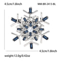 Alloy Snowflake Brooch Pin For Christmas Suits And Scarves view 4