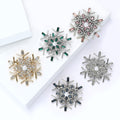 Alloy Snowflake Brooch Pin For Christmas Suits And Scarves view 2