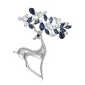 Fashion Alloy Rhinestone Deer Brooch Pin For Women's Clothing view 5