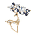 Fashion Alloy Rhinestone Deer Brooch Pin For Women's Clothing view 1
