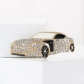 Creative Alloy Rhinestone Car Brooch Pin For Mens Suit Decoration view 2