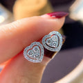 Mini Heart Stud Earrings For Women, Korean Style Cute Tiny Love Shape Student Fashion Ear Jewelry view 1
