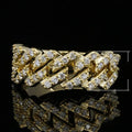 Creative Geometric Chain Ring, Vintage Punk Hip Hop Style Personalized Fashion Finger Jewelry view 5