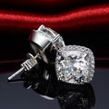 European Classic Micro Pave AAA Zircon Stud Earrings For Women, Celebrity Jewelry view 2
