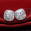 European Classic Micro Pave AAA Zircon Stud Earrings For Women, Celebrity Jewelry view 5