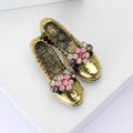 Vintage Alloy Plated Shoe Brooch Pin For Women Coats view 3