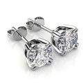 Classic Prong Set Round Zircon Stud Earrings For Women, Cross Border Jewelry view 1