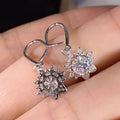 Korean Japanese Style Sweet Flower Pendant Stud Earrings Simple Summer Jewelry Gift For Students view 3