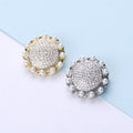 Alloy Zircon Sunflower Brooch Pin For Summer Fashion Accessories view 3