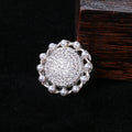 Alloy Zircon Sunflower Brooch Pin For Summer Fashion Accessories view 4
