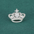 Alloy Zircon Crown Brooch Luxury Small Lapel Pin For Women view 2