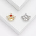 Alloy Zircon Crown Brooch Luxury Small Lapel Pin For Women view 4