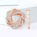 Alloy Zircon Scarf Buckle Brooch For Shawls And Lapels view 2