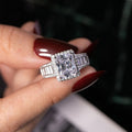 European Fashion Inlaid Zircon Ring Trendy Finger Jewelry For Women Accessories view 3