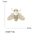 Alloy Pearl Bee Brooch Pin Necklace For Fashion Accessory Use view 5