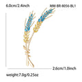 Alloy Zircon Wheat Ear Brooch For Dresses Coats And Lapels view 2