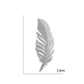 Alloy Zircon Feather Brooch Pin For Suits Dresses And Lapels view 5