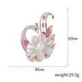 Alloy Cat Eye Phoenix Brooch For Shawls And Traditional Apparel view 5