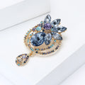 Alloy Waterdrop Brooch Pin Elegant Lapel Accessory For Formalwear view 2