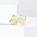 Copper Zircon Bow Brooch Pin For Dresses And Shawls view 2