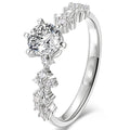 Romantic Eight Hearts Eight Arrows Zircon Star Dream Women Ring, Valentine Proposal Jewelry view 1
