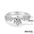 Romantic Eight Hearts Eight Arrows Zircon Star Dream Women Ring, Valentine Proposal Jewelry view 5