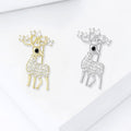 Alloy Deer Brooch Pin For Clothing Fastening And Decoration view 3